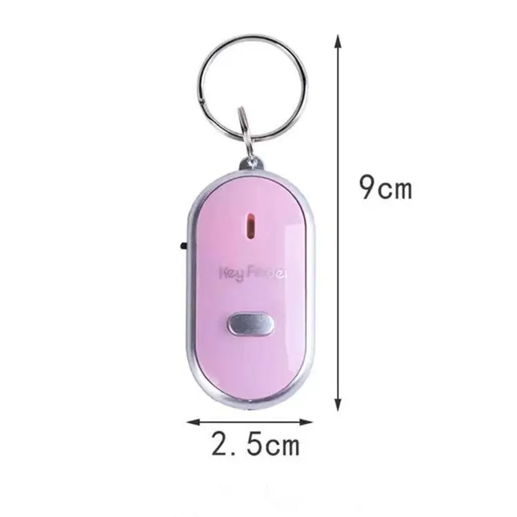 LED flashlight with remote control sound key chain loss locator beep and flash sound of looking for lost keys whistle