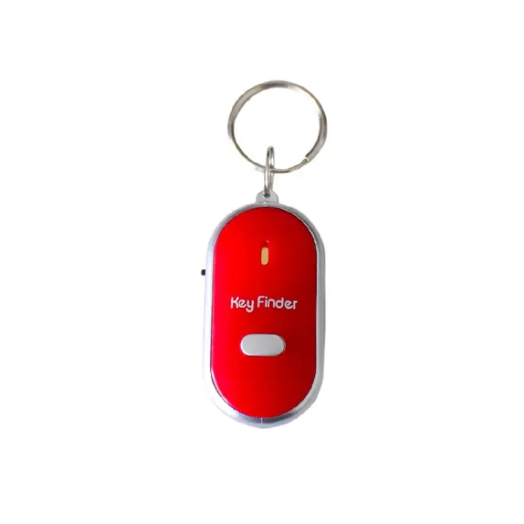 LED flashlight with remote control sound key chain loss locator beep and flash sound of looking for lost keys whistle