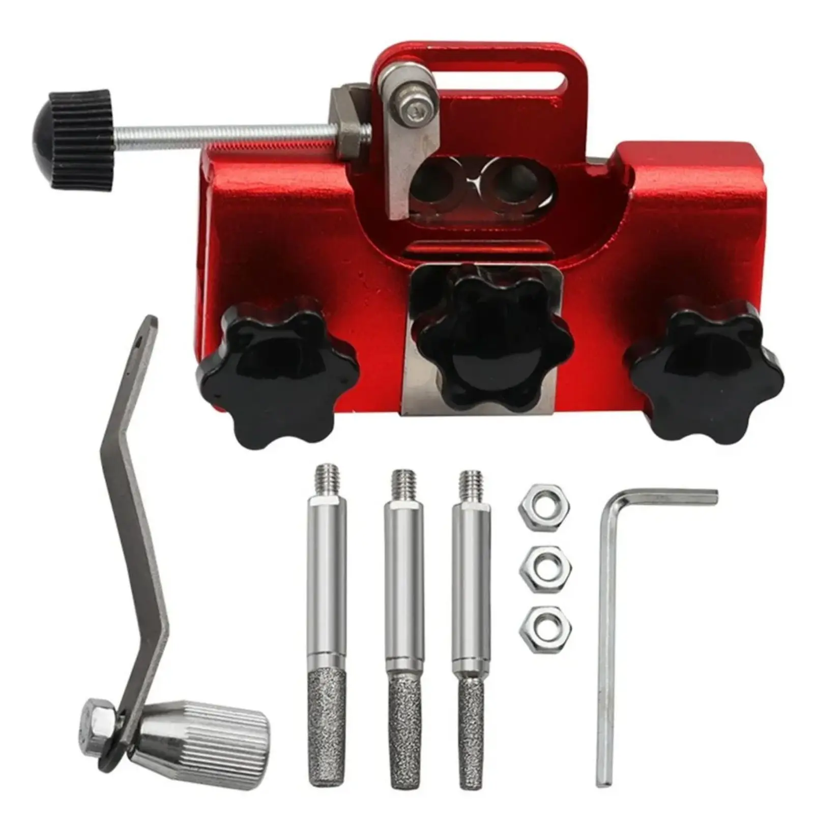 Portable Chain Saw Sharpeners Chainsaw Chain Sharpening Kit Woodworking with Grinding Stones Electric Chainsaw Grinder Tool