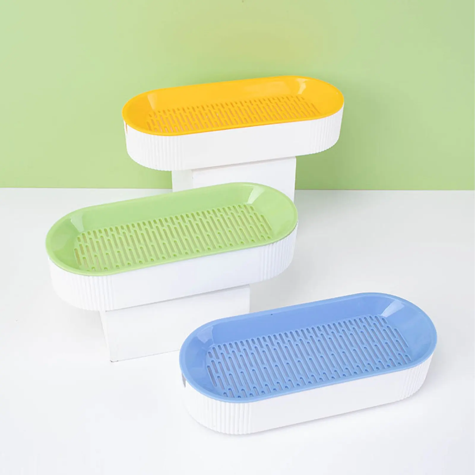Nursery Tray Seed Germination Tray Cat Grass Growing Set Layered Feline Soilless Convenient Cat Grass Set 3 Styles Pet Supplies