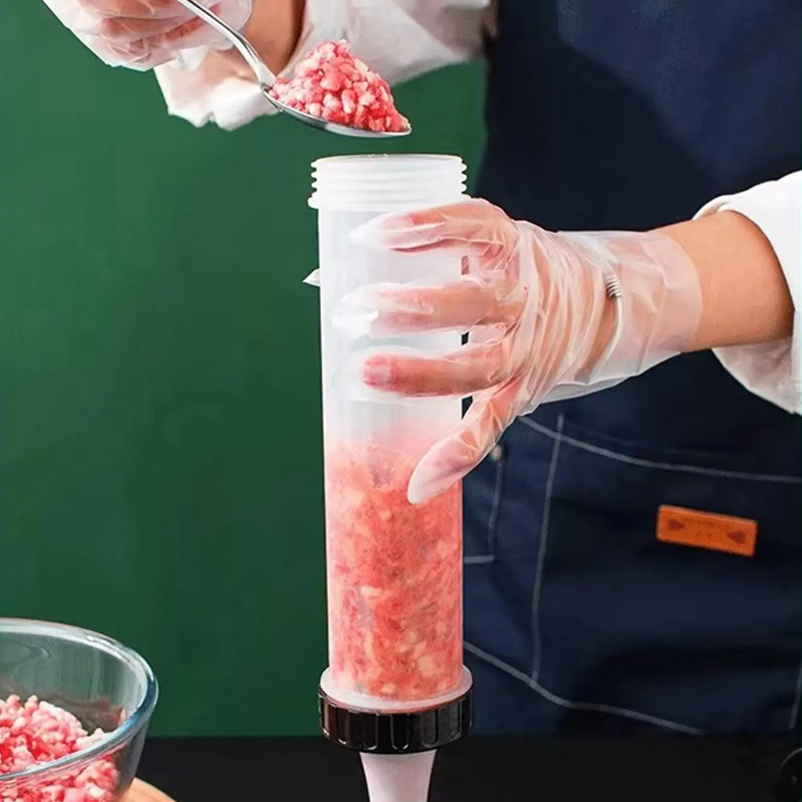 Manual Sausage Stuffing Machine Homemade Sausage Stuffer Sausage Syringe Sausage Stuffer Gadgets Manual Meat Injector Tools