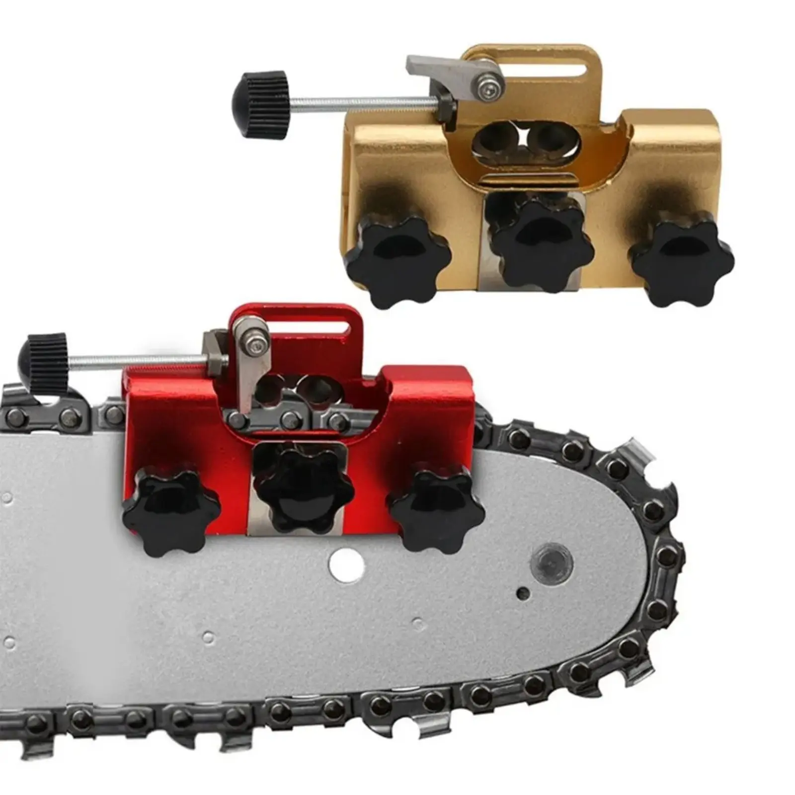 Portable Chain Saw Sharpeners Chainsaw Chain Sharpening Kit Woodworking with Grinding Stones Electric Chainsaw Grinder Tool