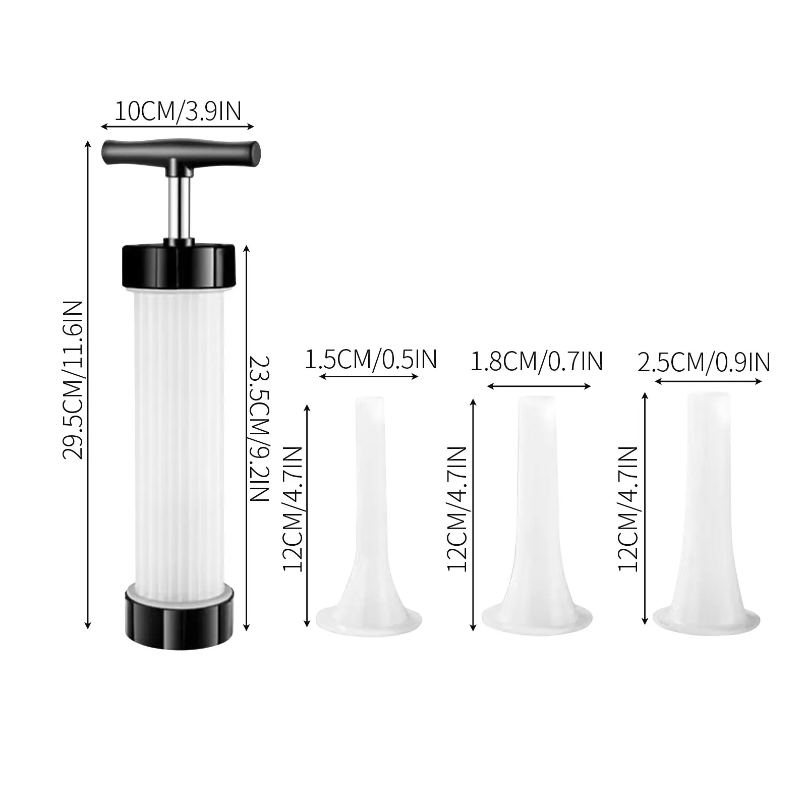 Manual Sausage Stuffing Machine Homemade Sausage Stuffer Sausage Syringe Sausage Stuffer Gadgets Manual Meat Injector Tools