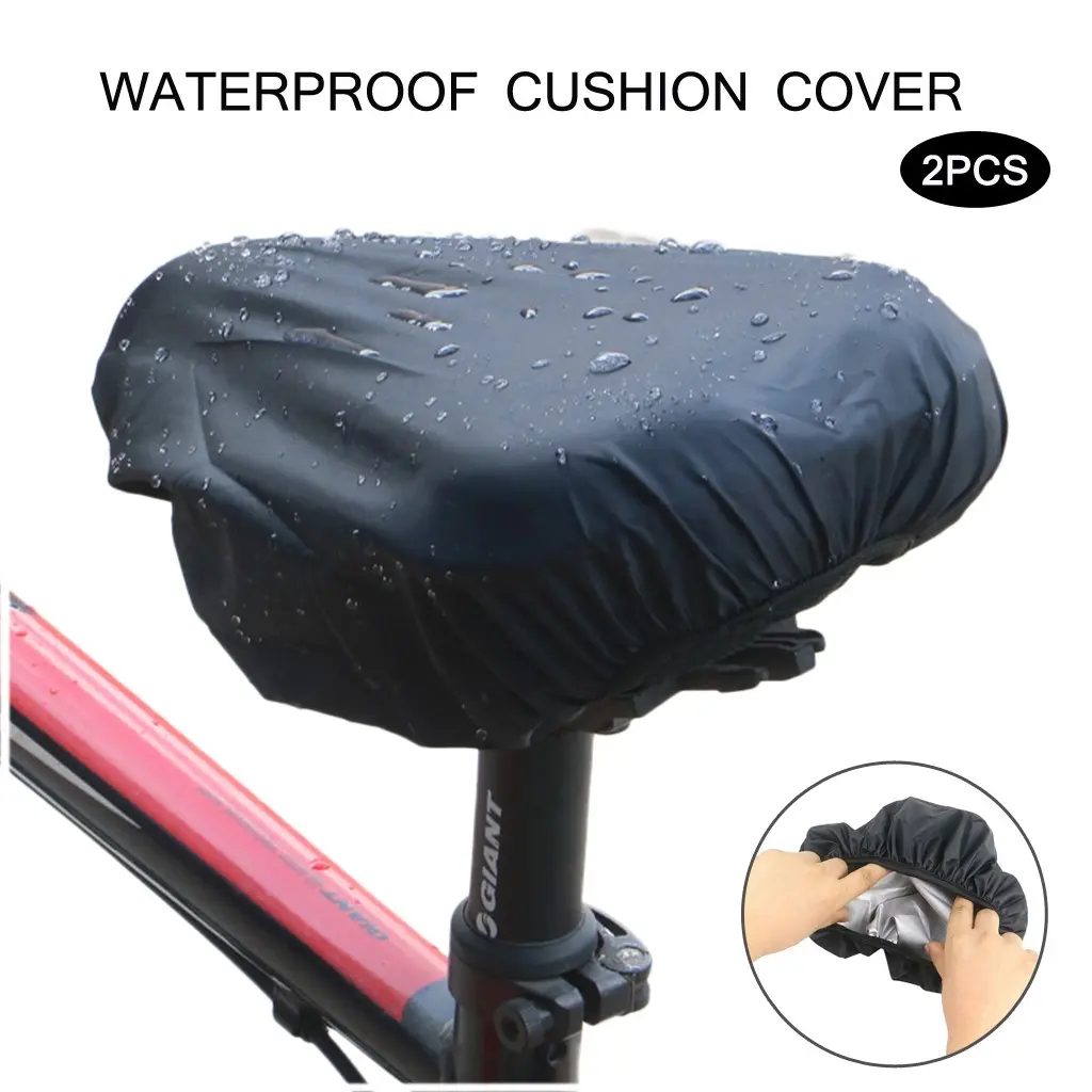 1 Pc Bike Seat Cover Bicycle Saddle Cover Protective Waterproof Cloth Cushion Protector Outdoor Biking Guard