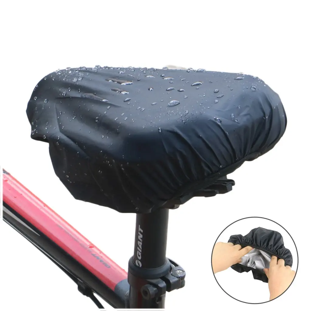 1 Pc Bike Seat Cover Bicycle Saddle Cover Protective Waterproof Cloth Cushion Protector Outdoor Biking Guard
