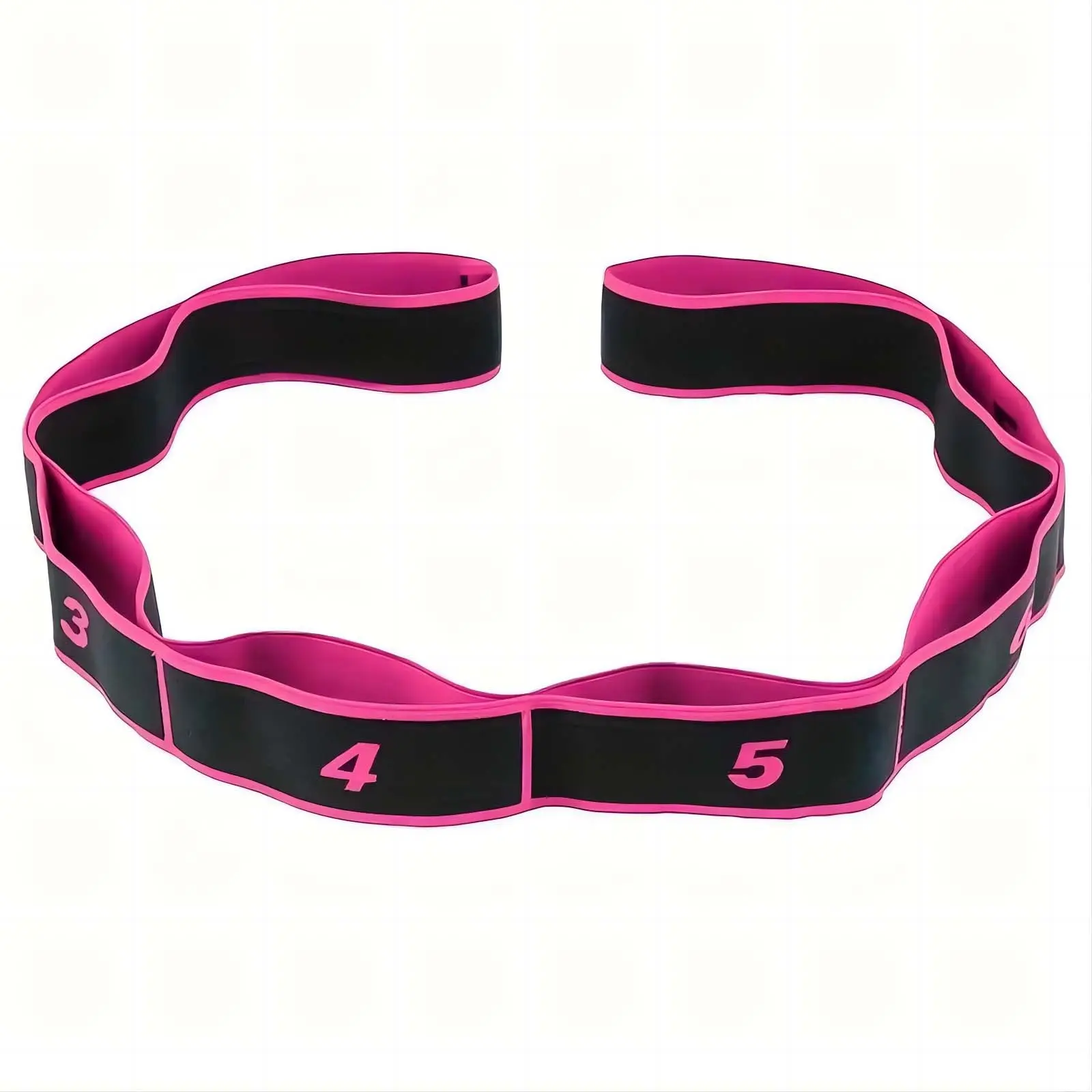 8 Section Style Dance Yoga Stretching Belt Pilates Fitness Tension Digital Elasticity Latin Elastic Stretch Resistance Band