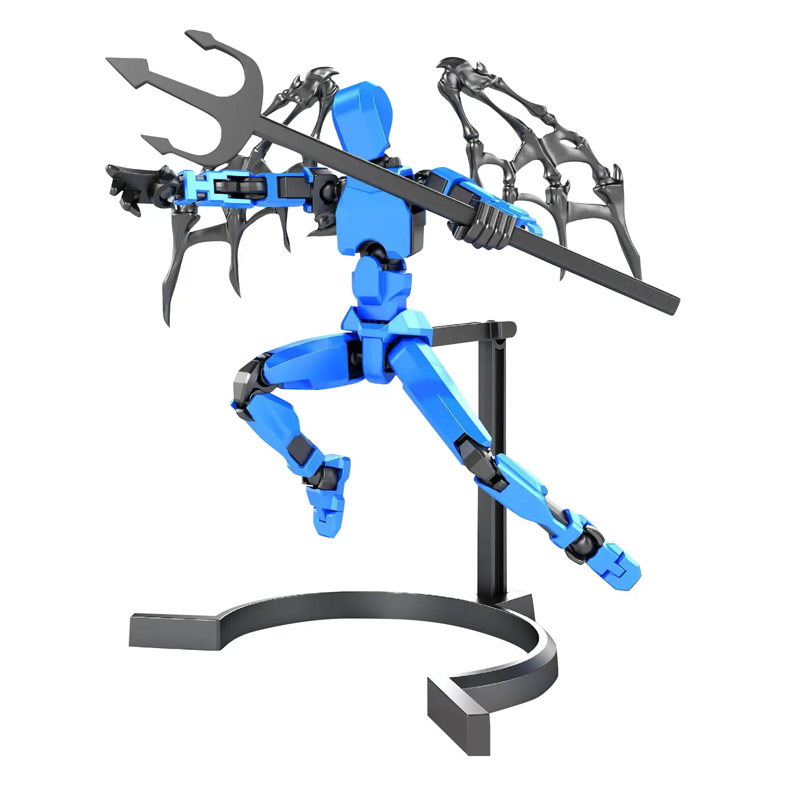 Multi-Jointed Movable Shapeshift Robot 2.0 3D Printed Mannequin Dummy 9 Action Figures Toys Kids Adults Parent-children Games