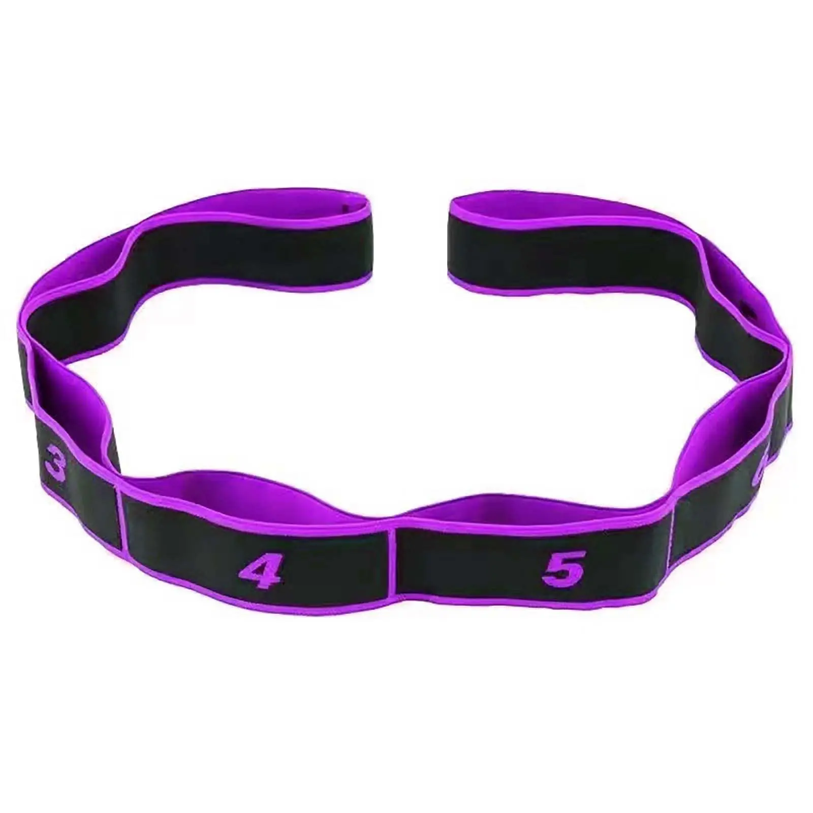 8 Section Style Dance Yoga Stretching Belt Pilates Fitness Tension Digital Elasticity Latin Elastic Stretch Resistance Band