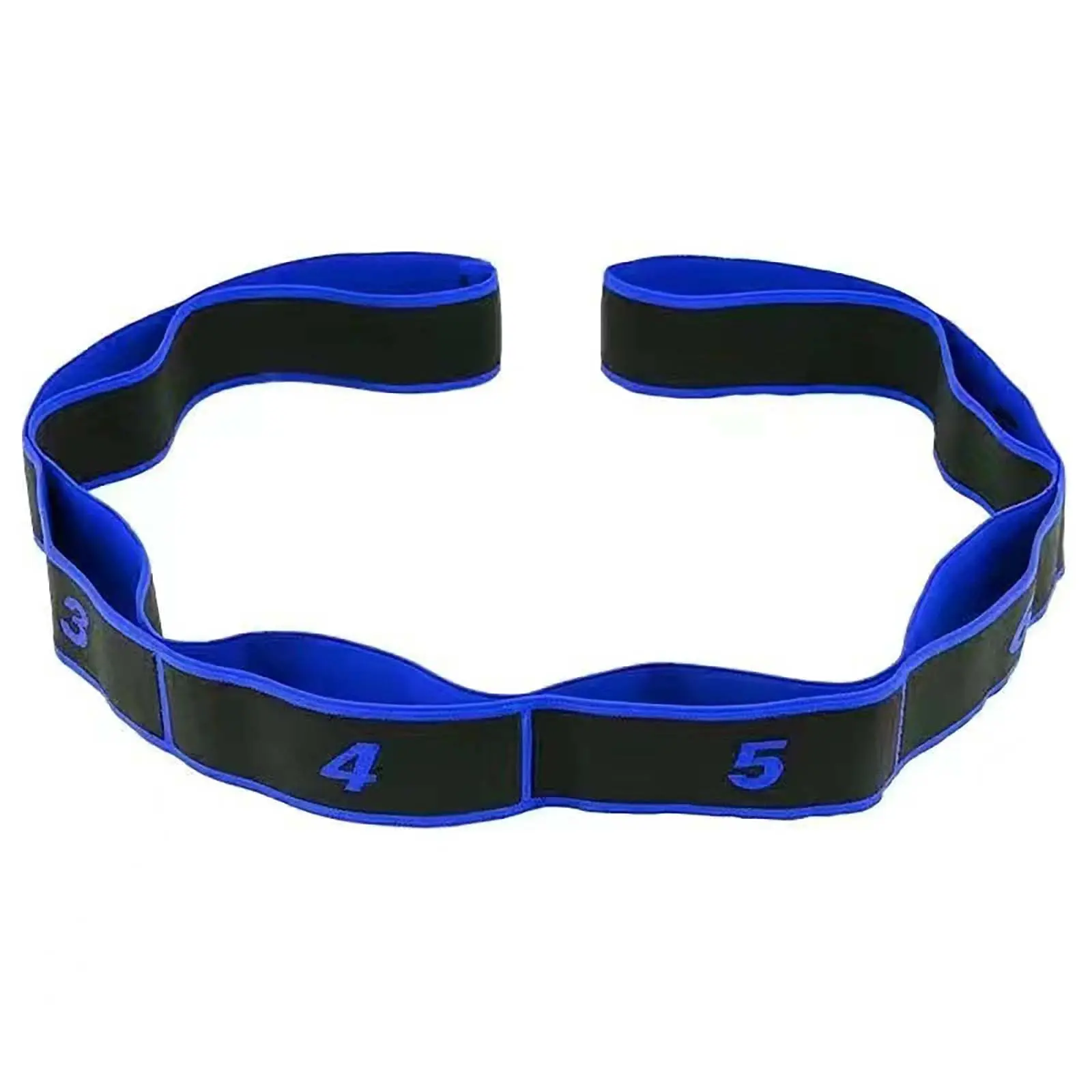 8 Section Style Dance Yoga Stretching Belt Pilates Fitness Tension Digital Elasticity Latin Elastic Stretch Resistance Band