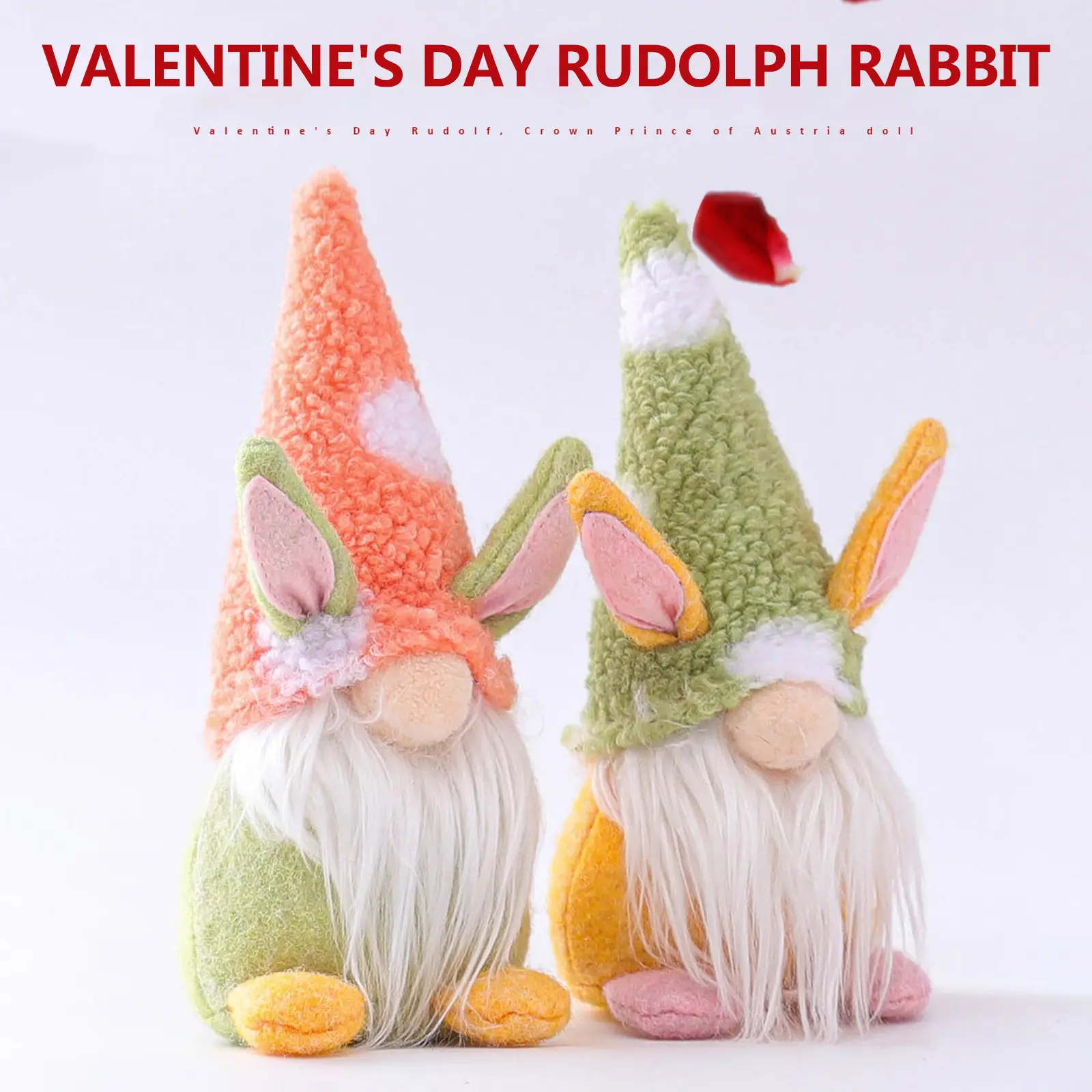Cute Easter Faceless Gnome Rabbit Doll Handmade Home Decoration Spring Hanging Bunny Party Decor Ornaments Kids Gifts