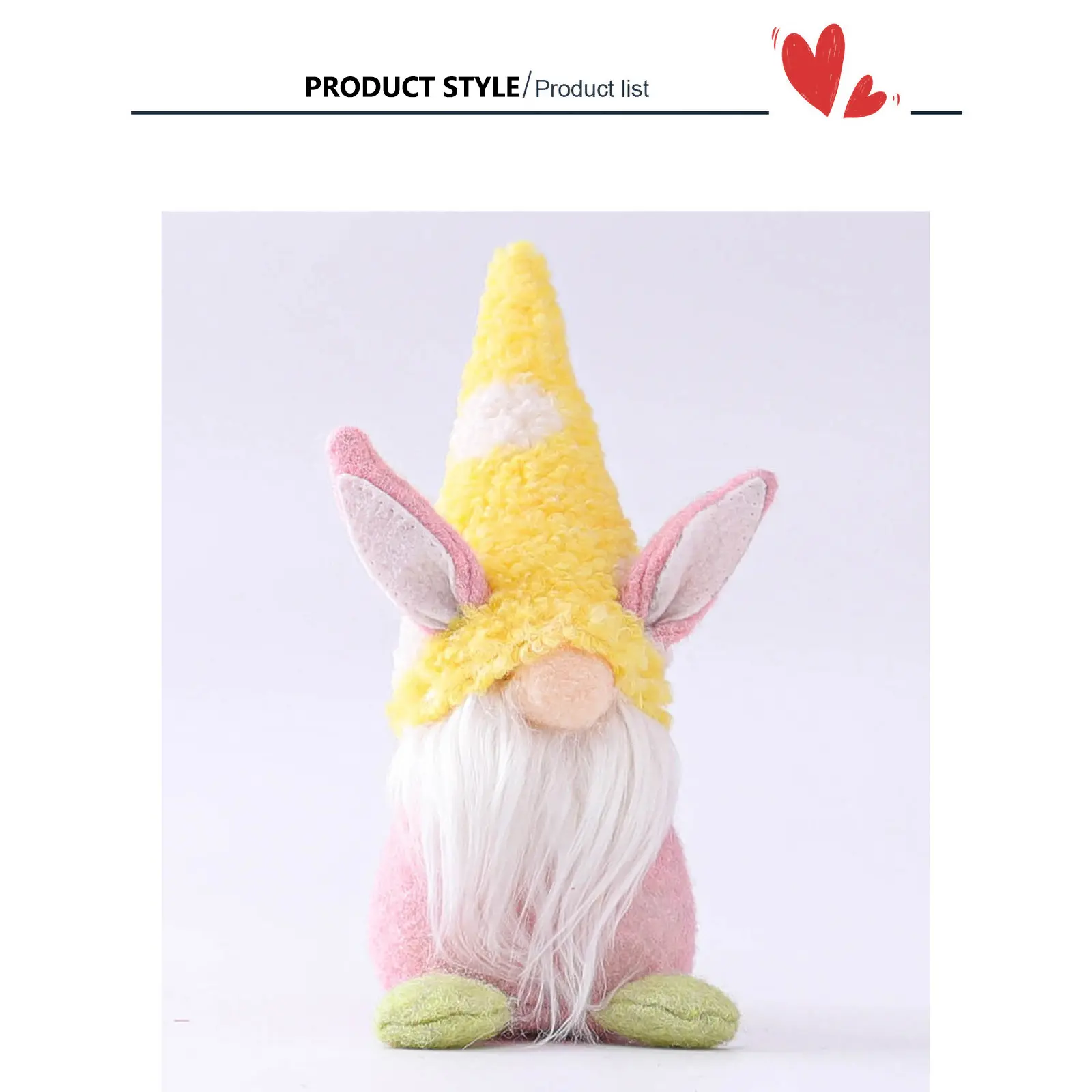 Cute Easter Faceless Gnome Rabbit Doll Handmade Home Decoration Spring Hanging Bunny Party Decor Ornaments Kids Gifts