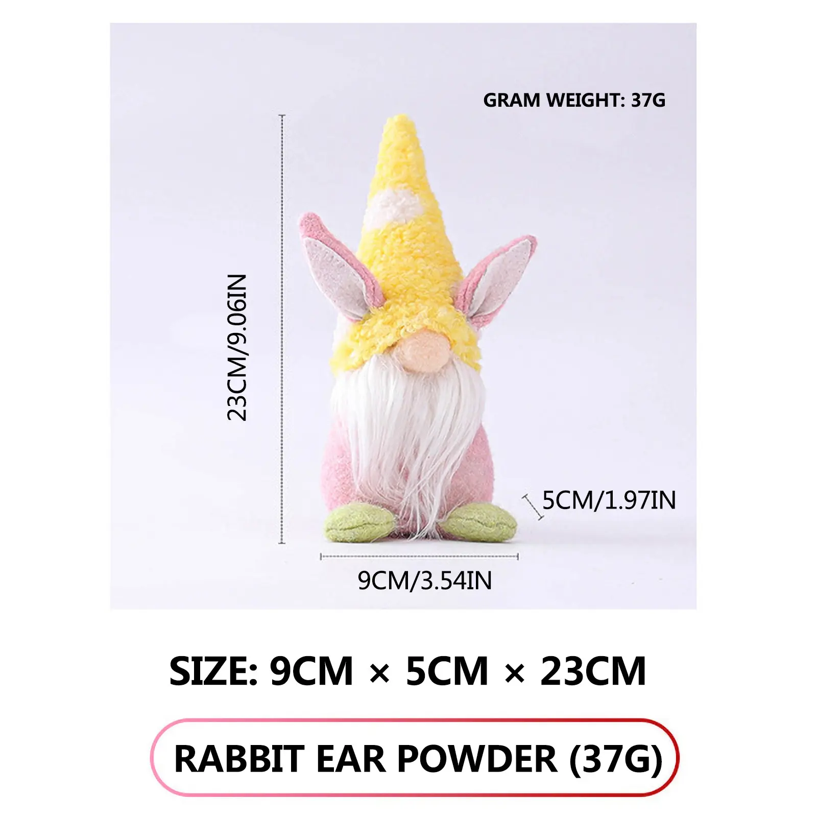 Cute Easter Faceless Gnome Rabbit Doll Handmade Home Decoration Spring Hanging Bunny Party Decor Ornaments Kids Gifts