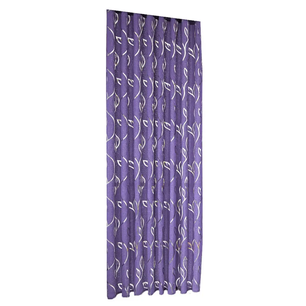 1 Pcs Vines Leaves Tulle Curtain For Door Window Drape Panel Sheer Scarf Valances For Living Room Home Accessories Tools