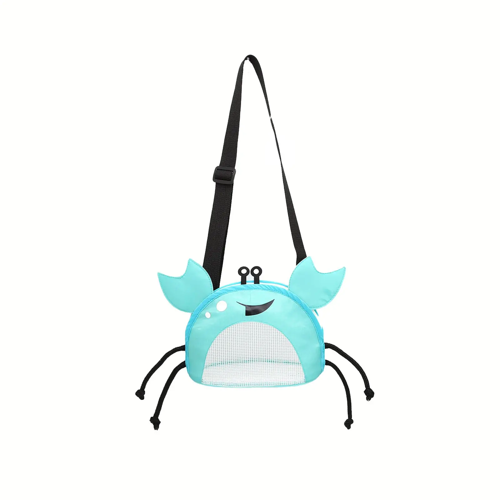 2024 Summer Kids Travel Beach Mesh Bag Cartoon Crab Toy Storage Bag Children Shell Collecting Cute Bag gift for  kids
