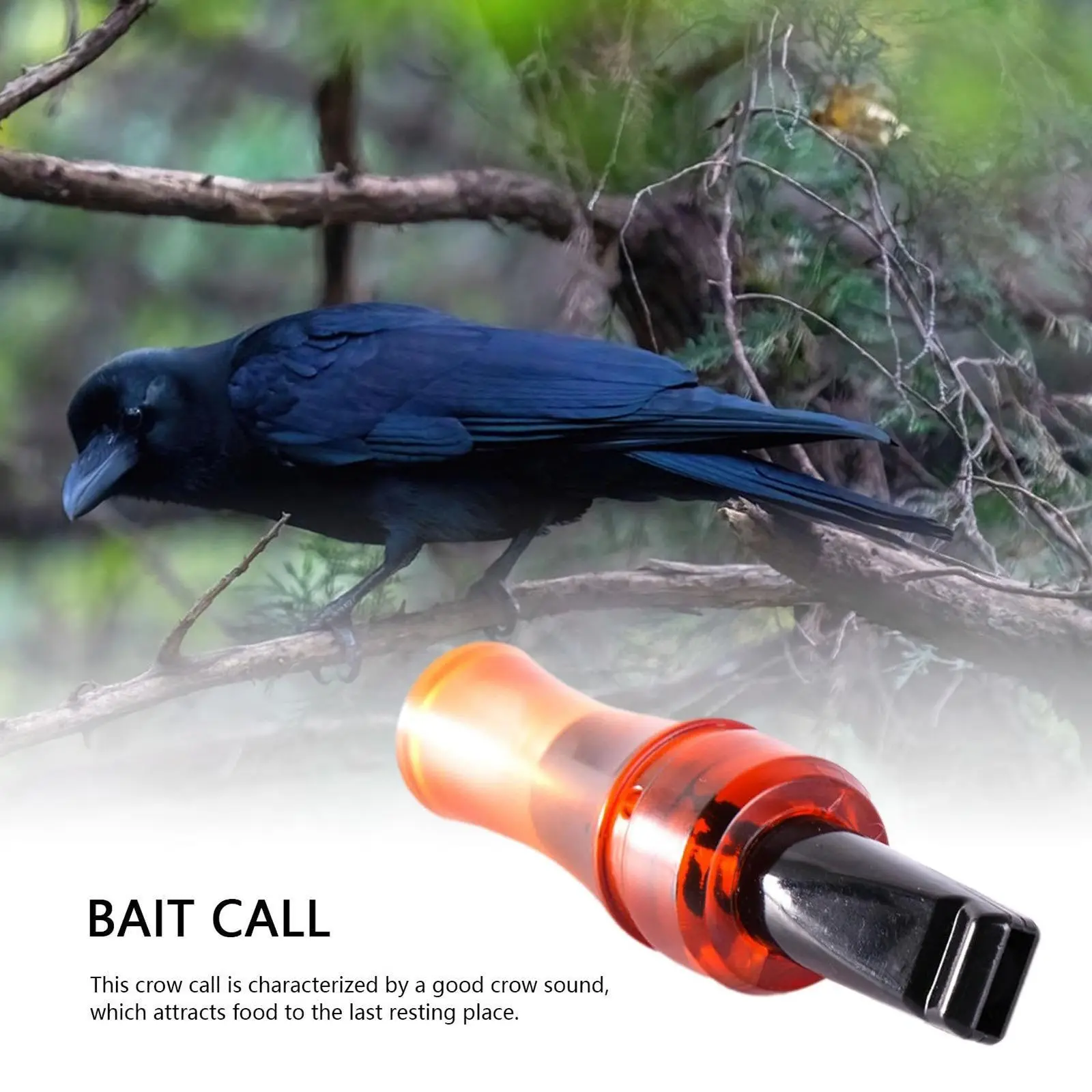 Hunting Whistle Crow Call Hunting Tools Decoy Crow Animal Simulate Sound Whistle Outdoor Hunting Bait Whistle outdoor accessory