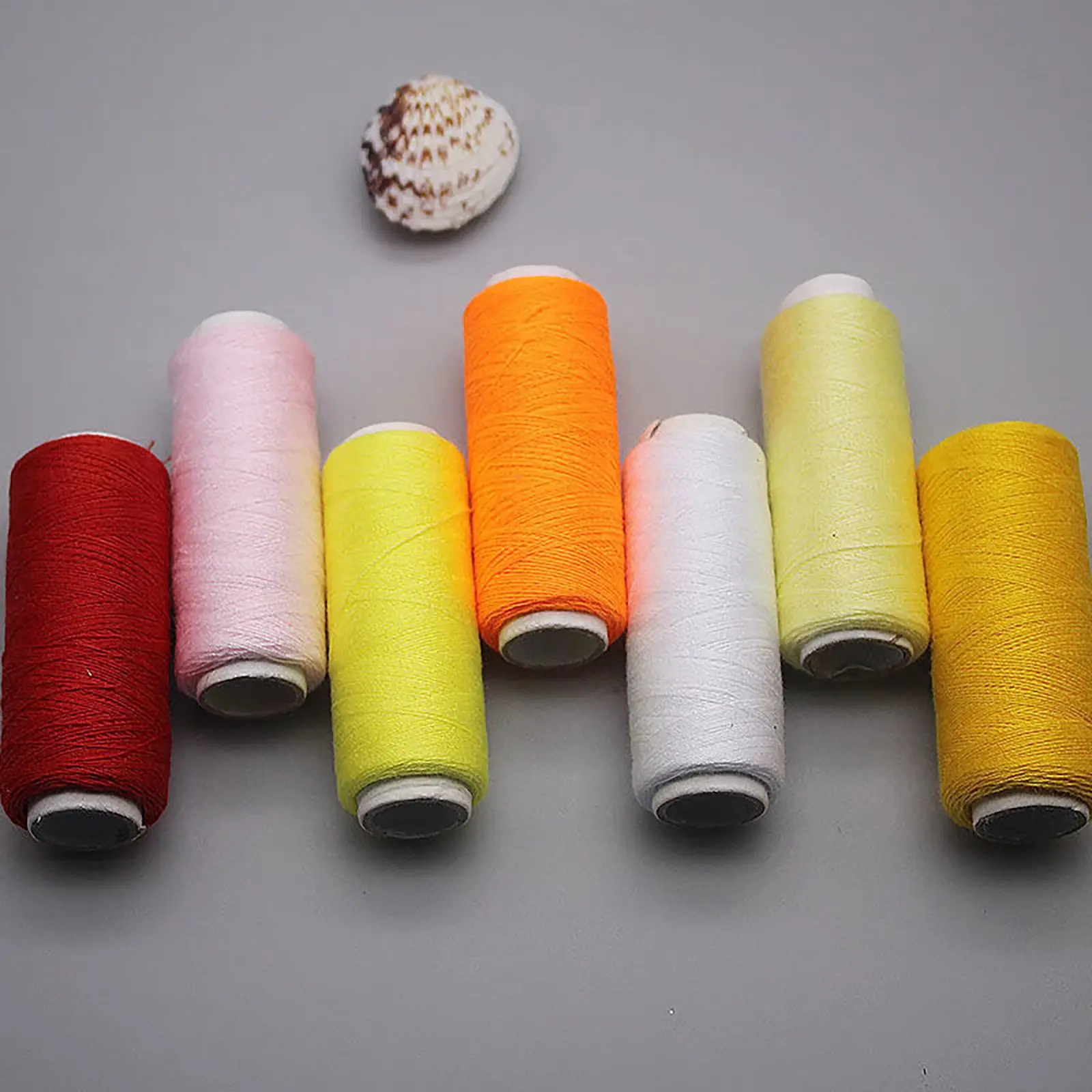 24 Color Sewing Thread 100 Polyester Yarn Sewing Thread Roll Machine Hand Embroidery 200 Yard Each Spool For Home Sewing Kit