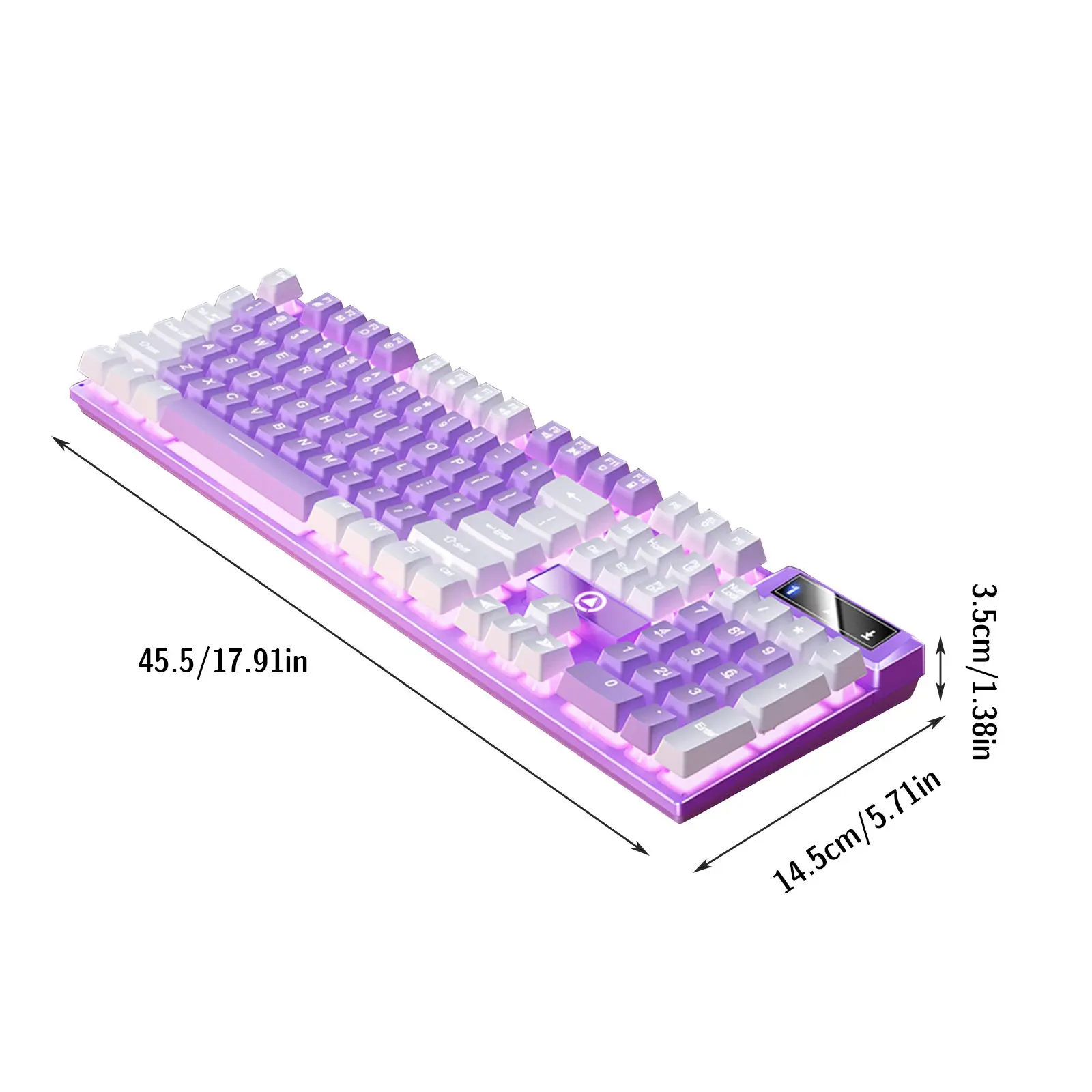 New Silver Carving K500 Game Wired Keyboard Mechanical Feel Pink Black Blue Desktop Notebook Waterproof Keyboard Wholesale Gift