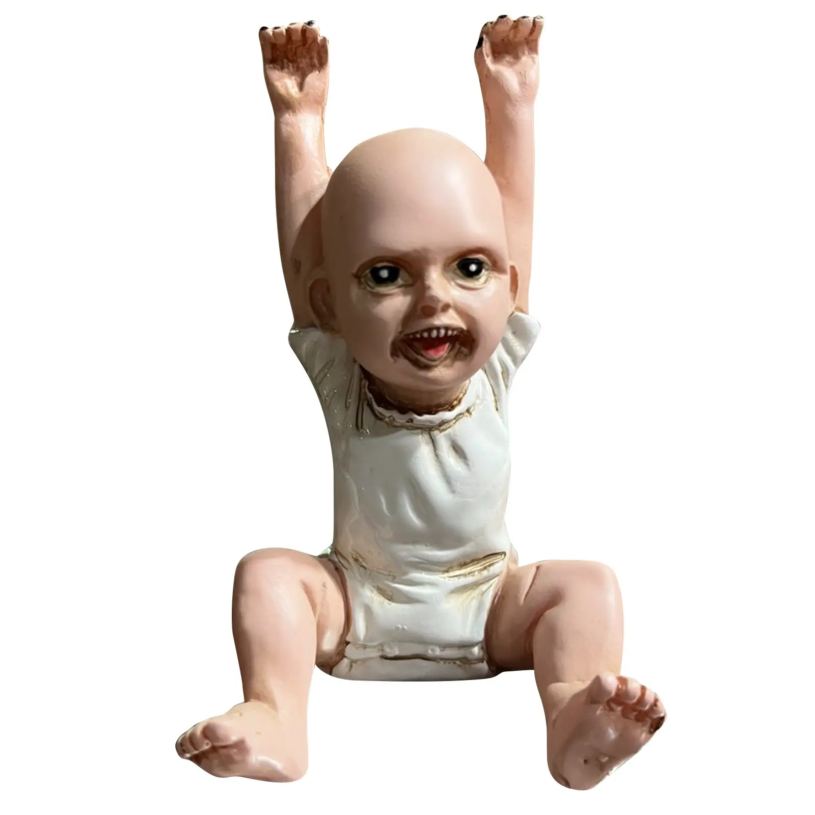 Spirit Halloween Decoration Horror Movie Statue Decoration Resin Crafts Desktop Decor Ghost Baby Doll Ornament Zombie Baby