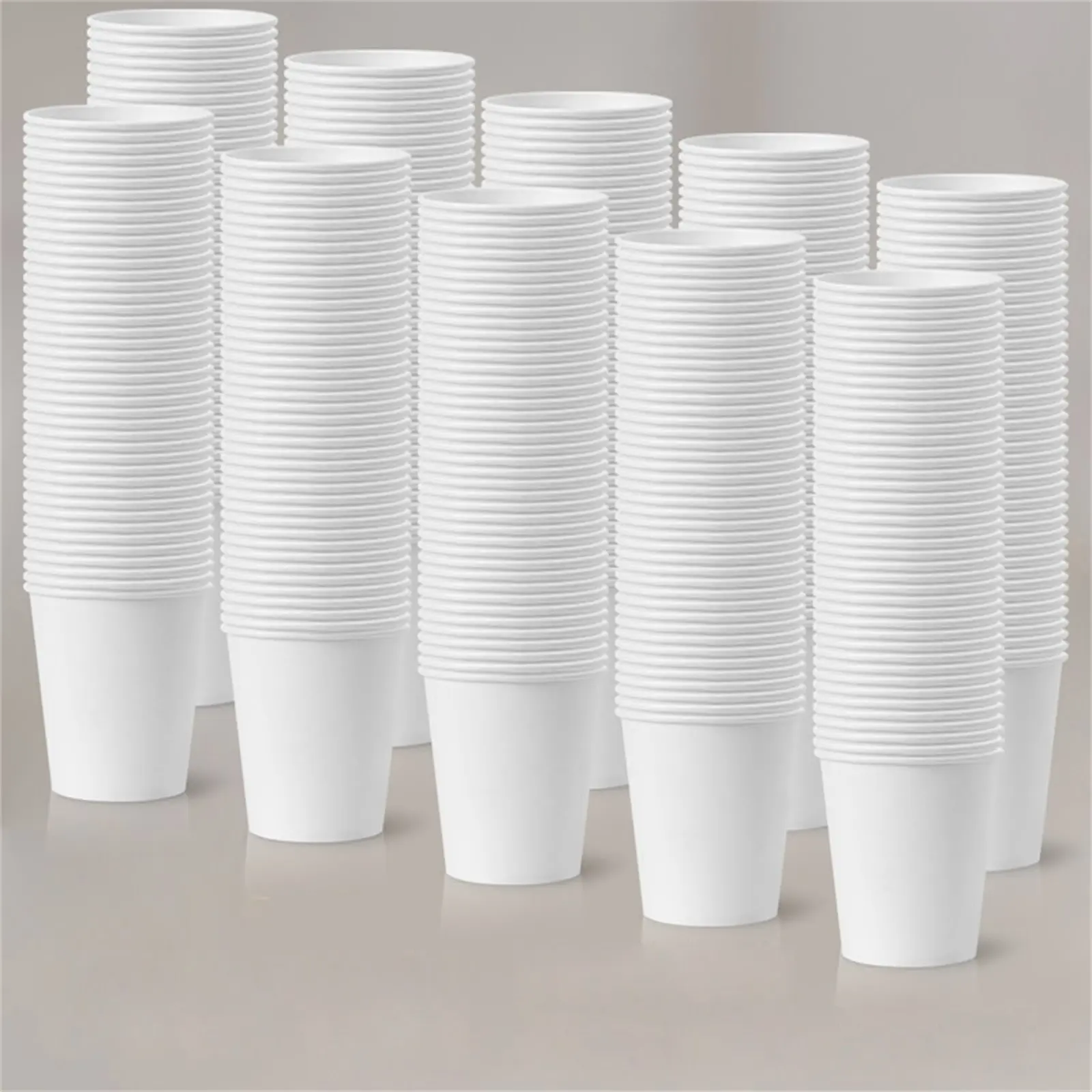 Disposable 210ml Paper Cups Supermarket Tasting Party Snack Packaging Office Coffee Drinks Candies Hotel Mini Mouthwash Cup