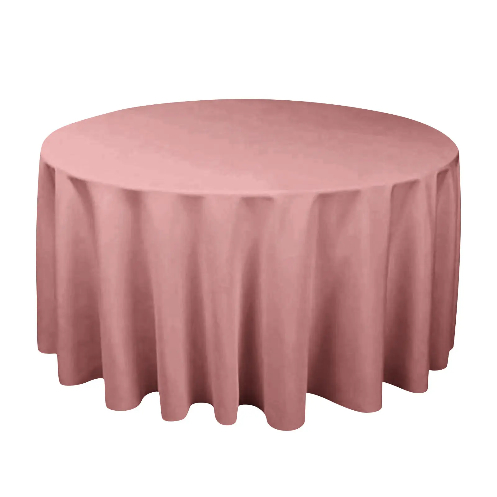 Round Satin Tablecloths white Water Resistance Wedding Overlay Cover Bright Smooth Fabric Table Cloth Banquet Table Cloth Decor
