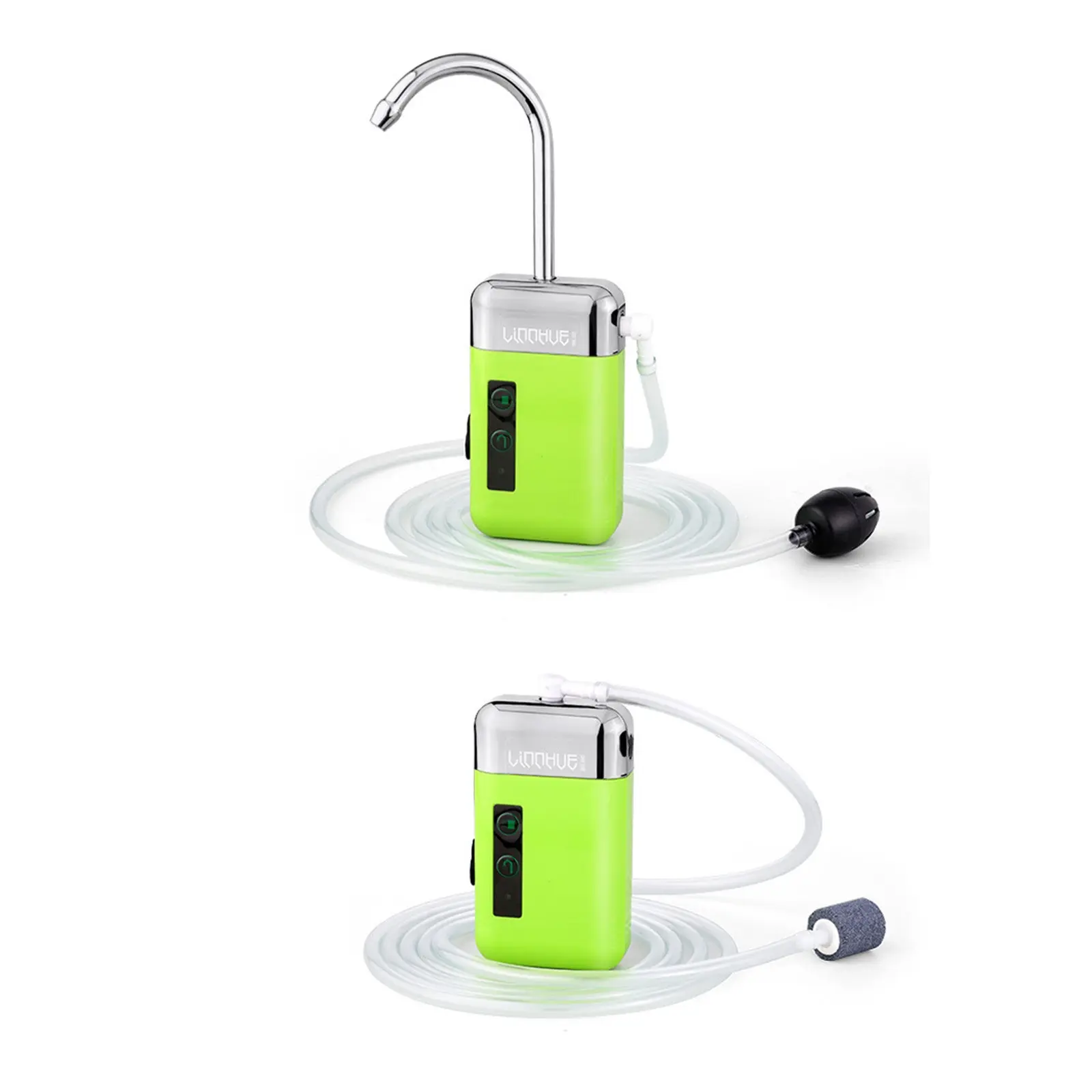 3 in 1 Portable Smart Fishing Oxygen Water Pump Rechargeable Outdoor Camping Indoor Induction LED Lighting Oxygenation Air Pump