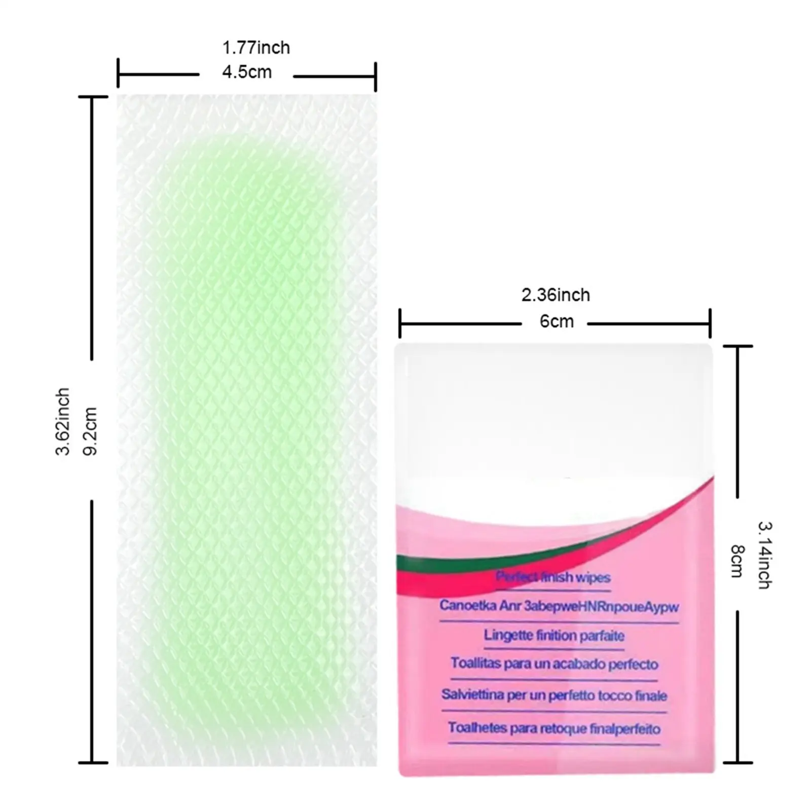 Facial Wax Strips Facial Hair Removal Quick and Painless Hair Removal Kit for All Skin Types