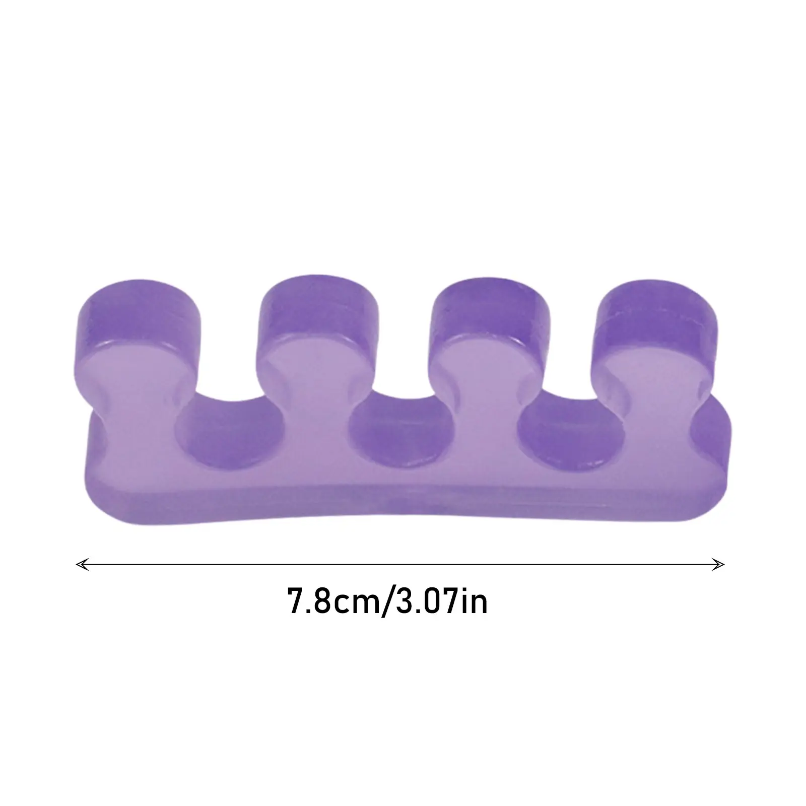 1Pc Soft Silicone Manicure Pedicure Nails Finger Separator Correction Flexible Finger Toe Spacer Separation Straighteners Tool