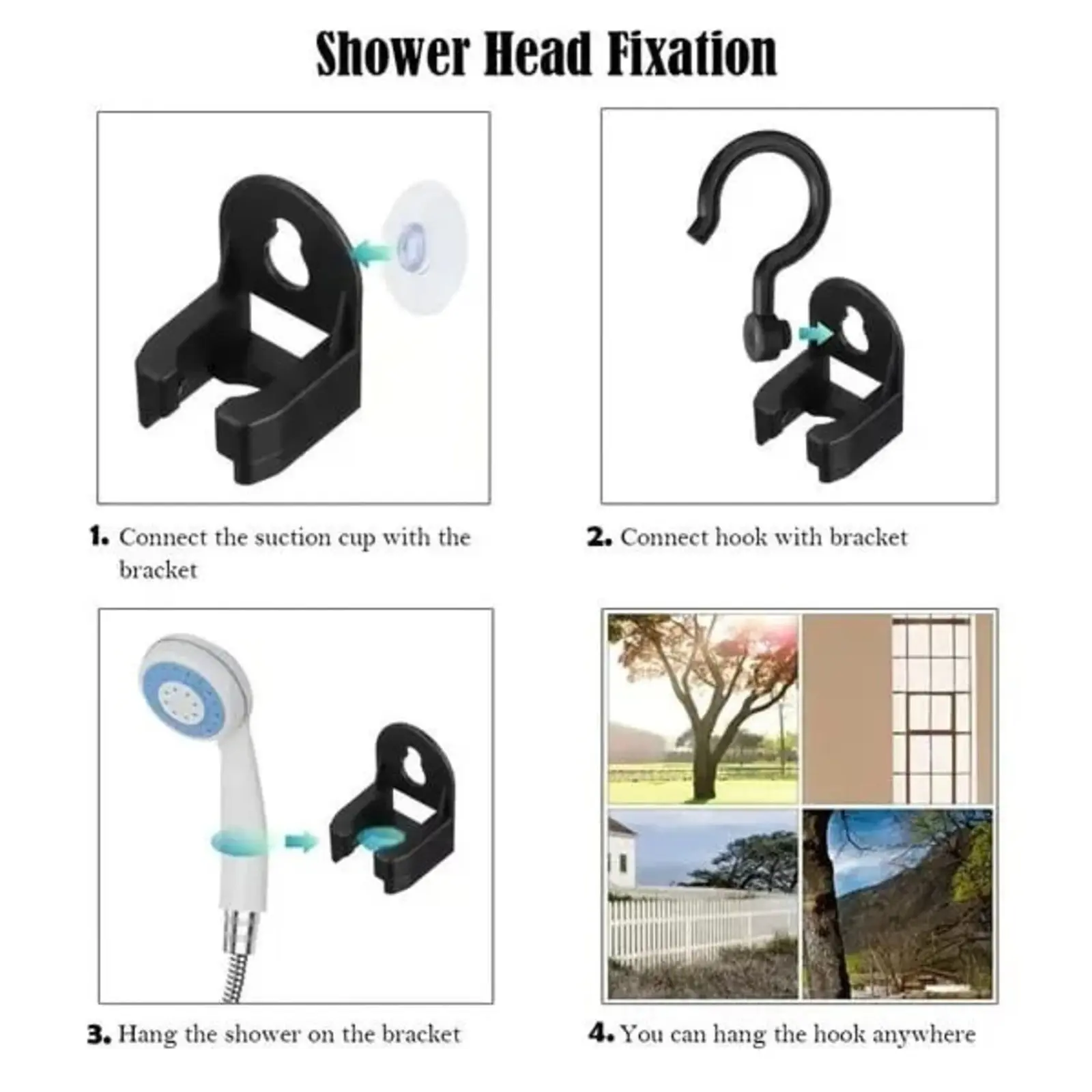 Rechargeable Shower Portable Camping Shower Head Bathing 5V Pump 8.3ft for Outdoor Travel Hiking Beach Pet Cleaning Equipment