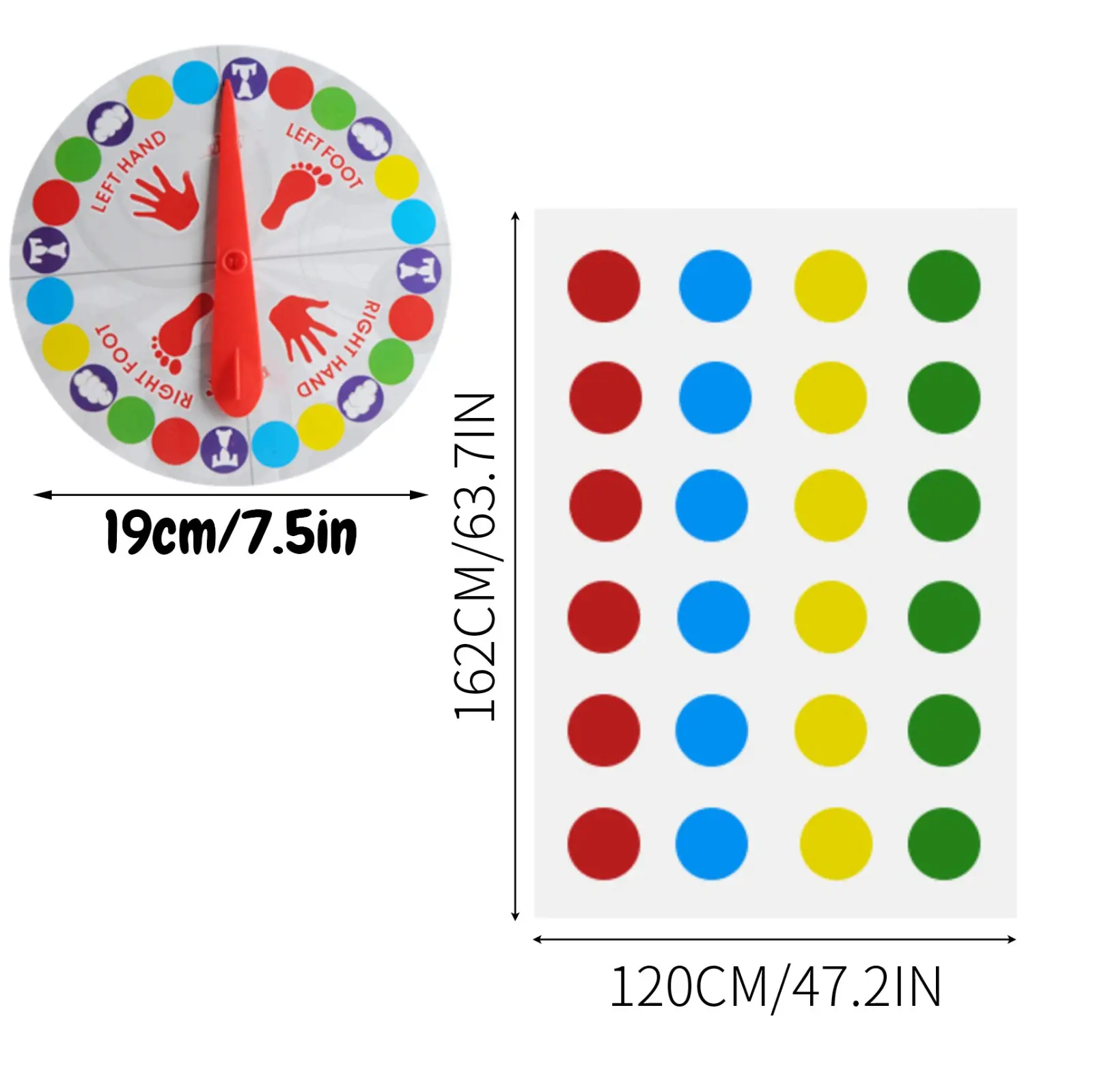 Family Party Multiplayer Game Twister Games Indoor Outdoor Toys Game Twisting The Body For Children Adult Sports Interactive Aid