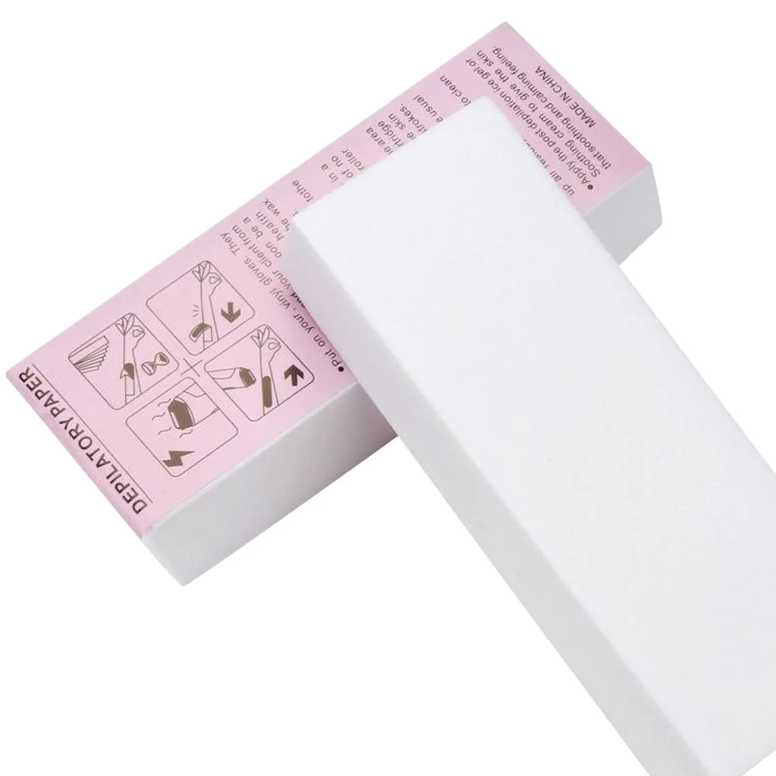 Disposable Beauty Hair Removal Paper 100 Pieces Thickened Non-woven Hair Removal Honey Wax Paper Hair Removal Tool