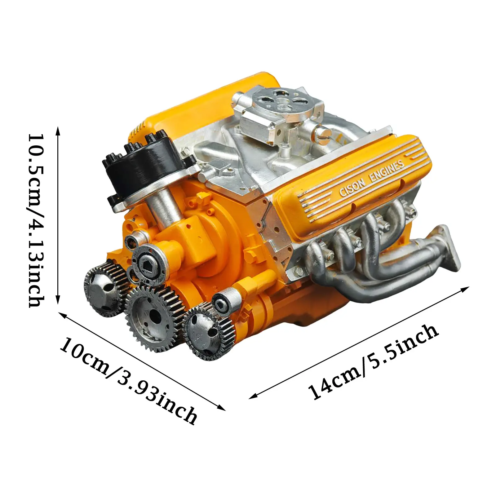 89% Gasoline Ohv V8 Small-Block Engine Model Kits Cison V8 Engine Kit Build Your Own Stem V8 Model Engine for Adults
