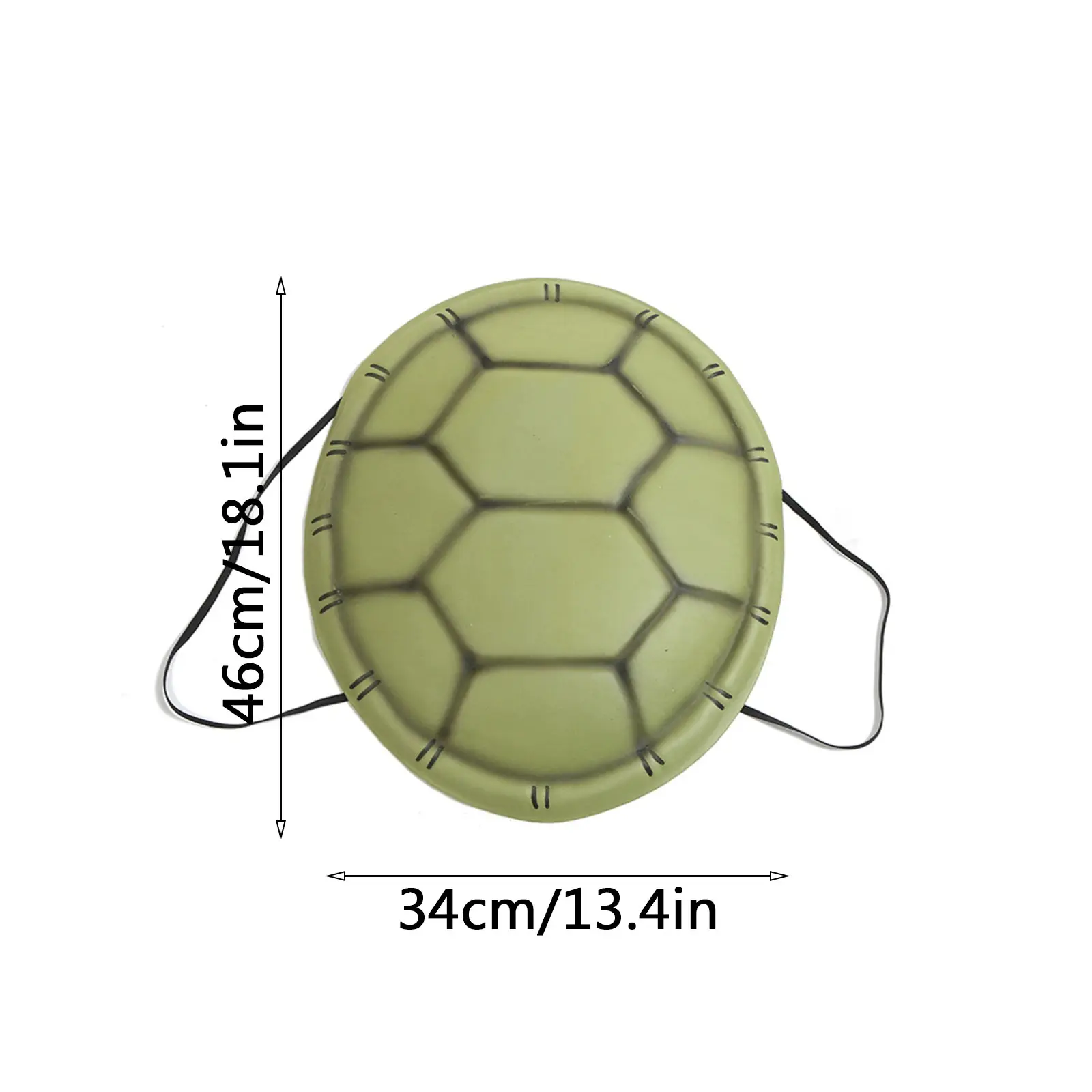 Halloween Turtle Shells Cosplay Simulation Tortoise Shells Photo Props for Role Play Party Performance Costumes Ninja