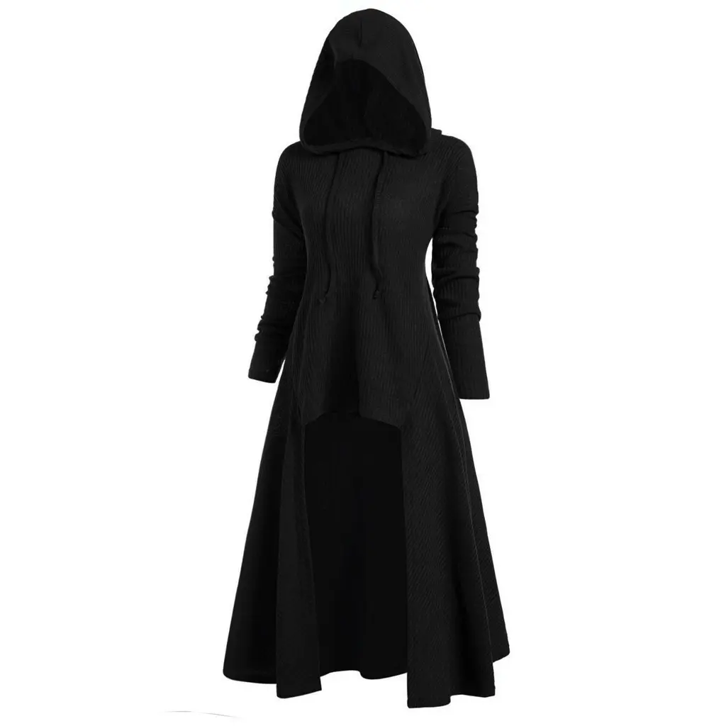 Cosplay Medieval Men Costumes Knight Pirate Prince Gothic Retro Hooded Cloak Capes Long Robes Jackets Coat Carnival Halloween