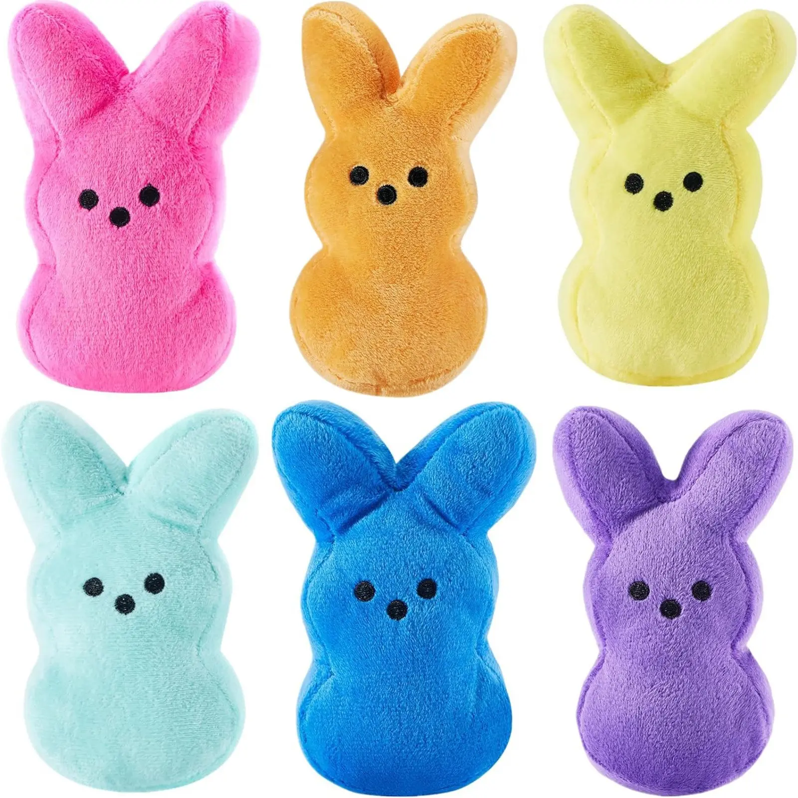 15cm Peep Bunny Plush Toys Stuffed Animal Star Carrot Rabbit Doll Room Desktop Sofa Decor Easter Bunny Soft Pillow Gifts For Kid