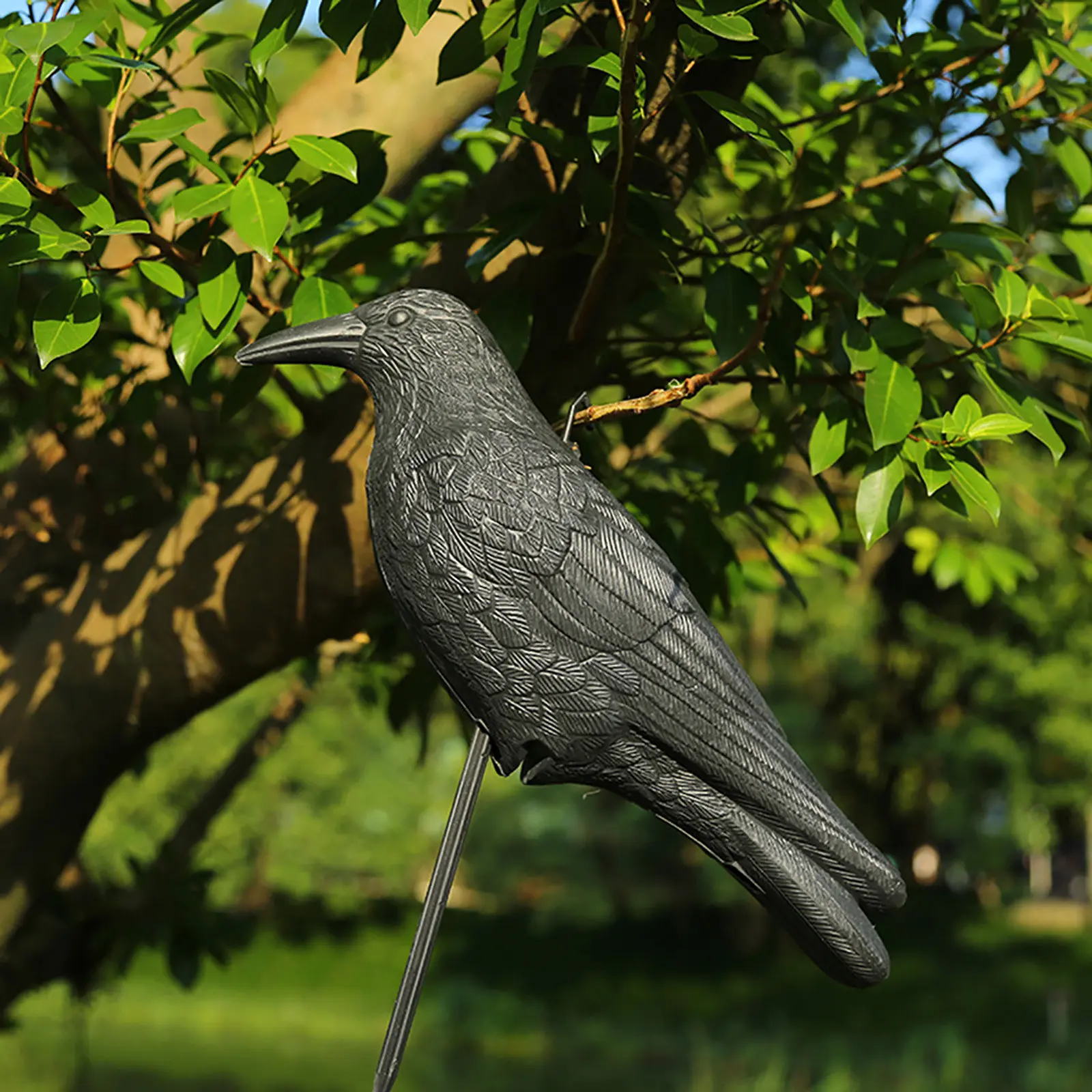 Decoracion Jardin Exterior Simulation Black Crow Raven Bird Repellent Pest Control Pigeon Repellent Garden Decoration Outdoor