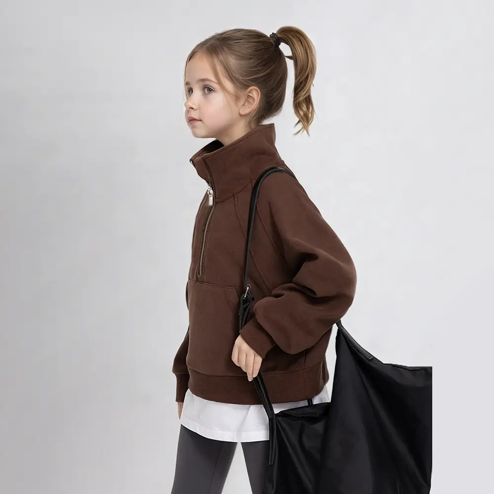 2025 New Fashion Kids Tracksuit Cotton Solid Color Children Girl Sweatshirt + Pant Toddler Girl Clothes Set