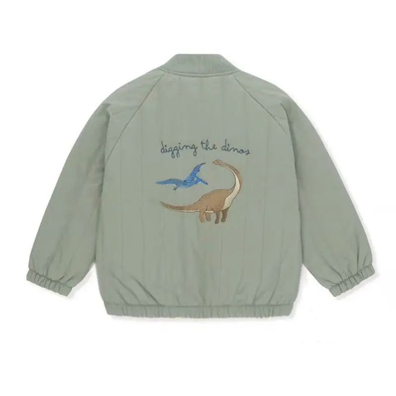 Mickey Baby Boy Girl Jacket Embroidery Fleece Kids Cotton Children's Coat Winter Autumn Toddler Boys Girls Warm Outerwear