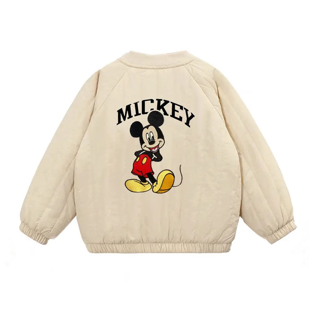 Minnie Kids Jacket Coats Embroidery Cotton Children Coats For Autumn Winter Baby Boy Girls Clothes