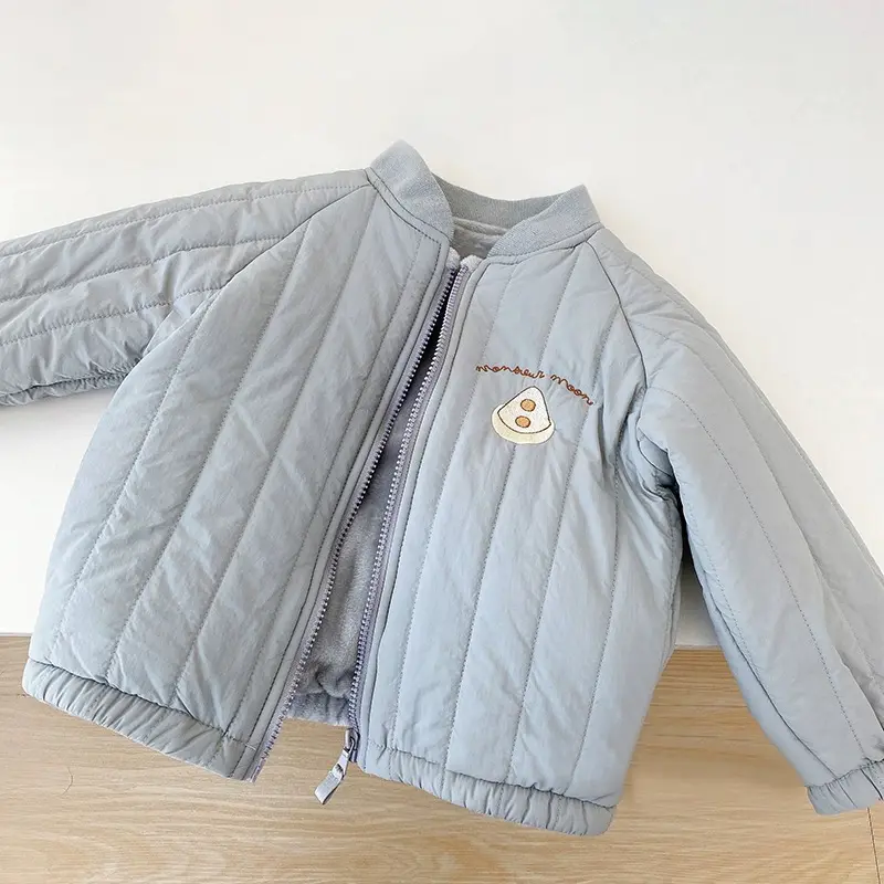 Minnie Kids Jacket Coats Embroidery Cotton Children Coats For Autumn Winter Baby Boy Girls Clothes