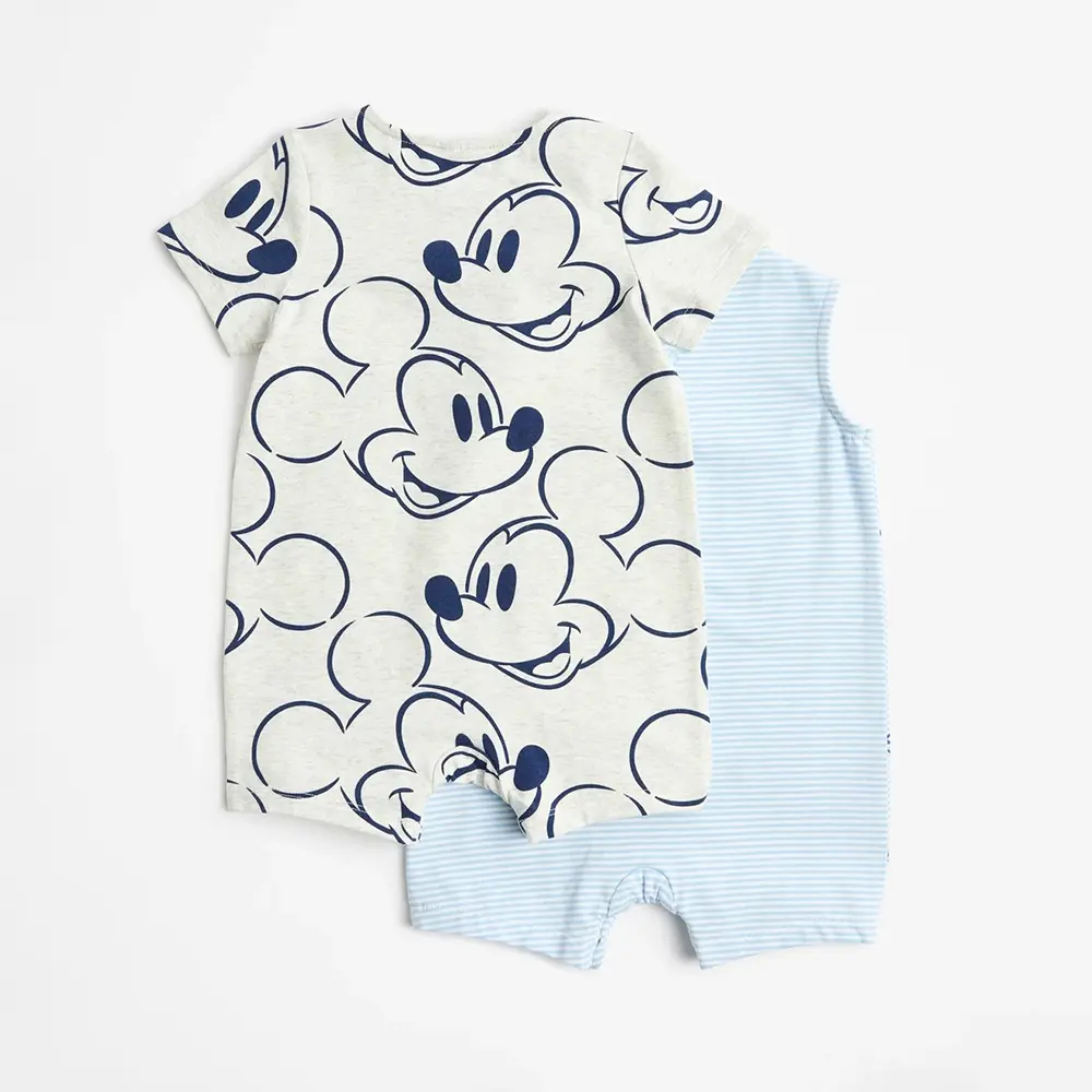 2Pcs 0-2Years Newborn Girl Clothes Lovely Hello Kitty My melody Minnie Mouse Printed Rompers Summer Baby Boy Jumpsuits