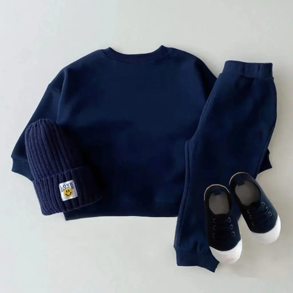 Mickey 2Pcs Baby Boy Clothes Set Casual Long Sleeve Sweatshirts Outfits For Child Spring Autumn Toddler Kids Clothes