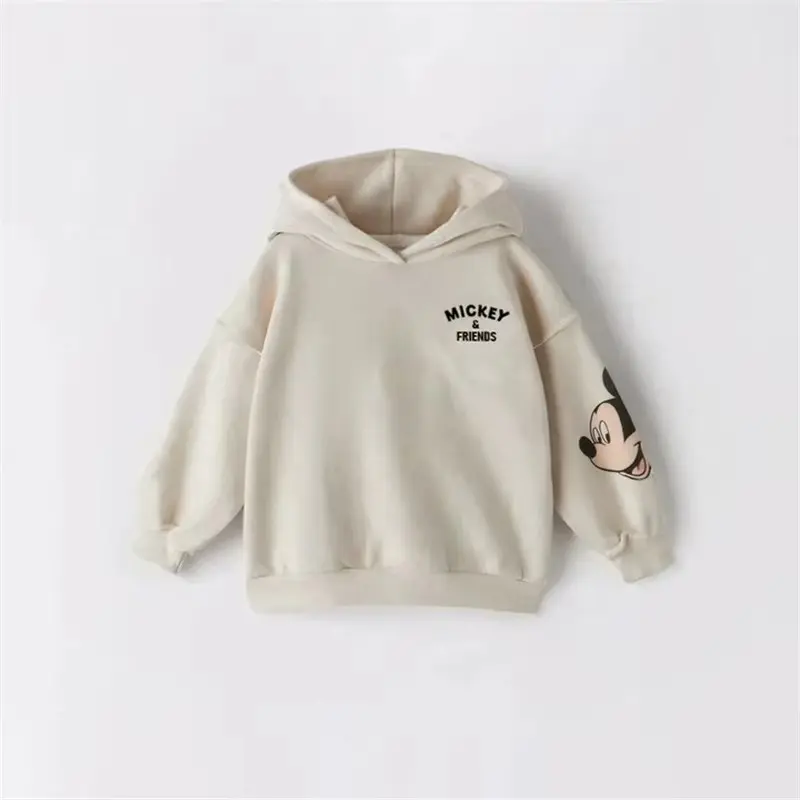Baby Boy Clothes Sets Mickey Mouse Printed Long Sleeve Sweatshirt + Pant 2Pcs Spring Autumn Children Boy Clothing