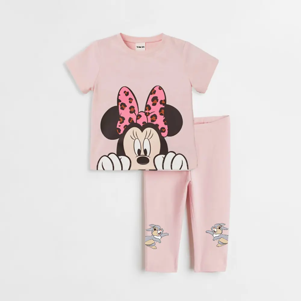 Baby Girl Clothes Set Summer Minnie Toddler Baby Outfits Clothes Newborn Baby Girls Clothes