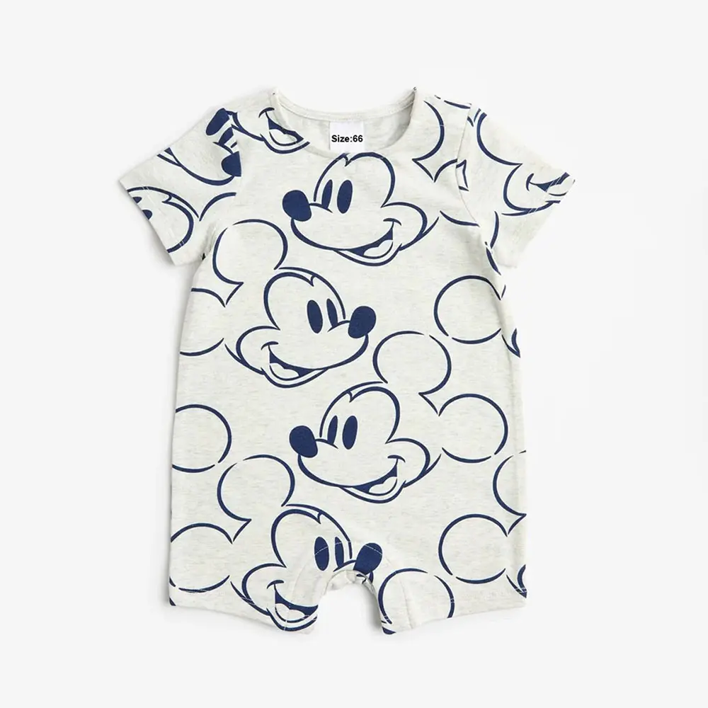 2025 Lovely Hello Kitty Printed Infant Girl Jumpsuits Summer Cotton Cinnamoroll Print Rompers 3-24M Baby Boy Clothes