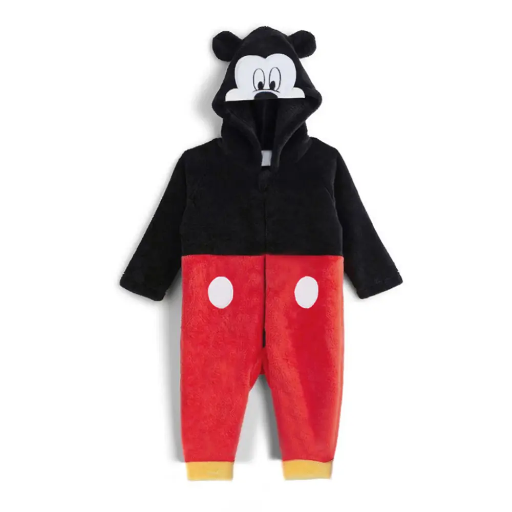 Christmas Infant Baby Clothes Warm Fleece Newborn Baby Girl Boy Jumpsuit Baby Outwear Winter