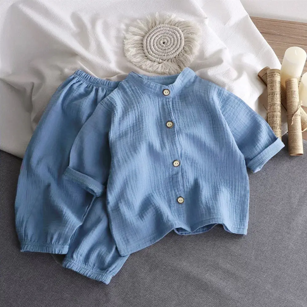 2Pcs Organic Soft Cotton Toddler Baby Clothes Spring Autumn Baby Long Sleeve Tshirt + Pant Kids Casual Clothes Suit