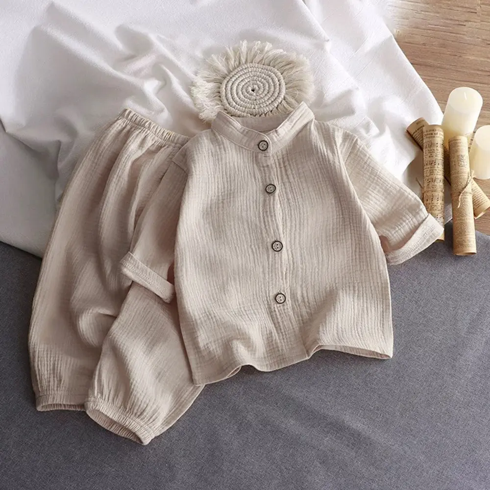 2Pcs Organic Soft Cotton Toddler Baby Clothes Spring Autumn Baby Long Sleeve Tshirt + Pant Kids Casual Clothes Suit