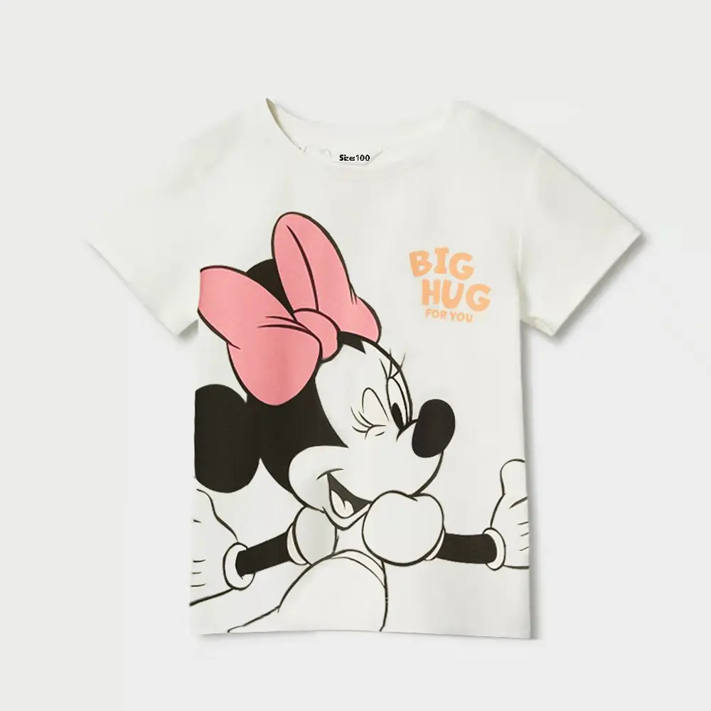 Mickey Mouse Kids Tees Summer Loose Toddler Boy Tshirts Cartoon Tops Fashion Child Clothes Baby Boy Girl Clothes
