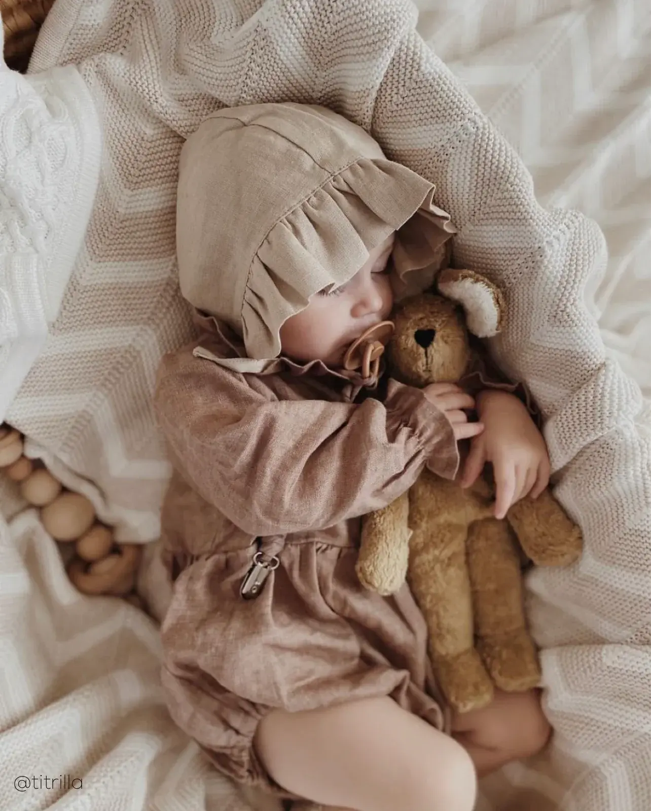 2Pcs Spring Baby Girls Playsuit With Hat Long Sleeves Newborn Girl Clothing Cotton Linen Fabric Infant Baby Bodysuits