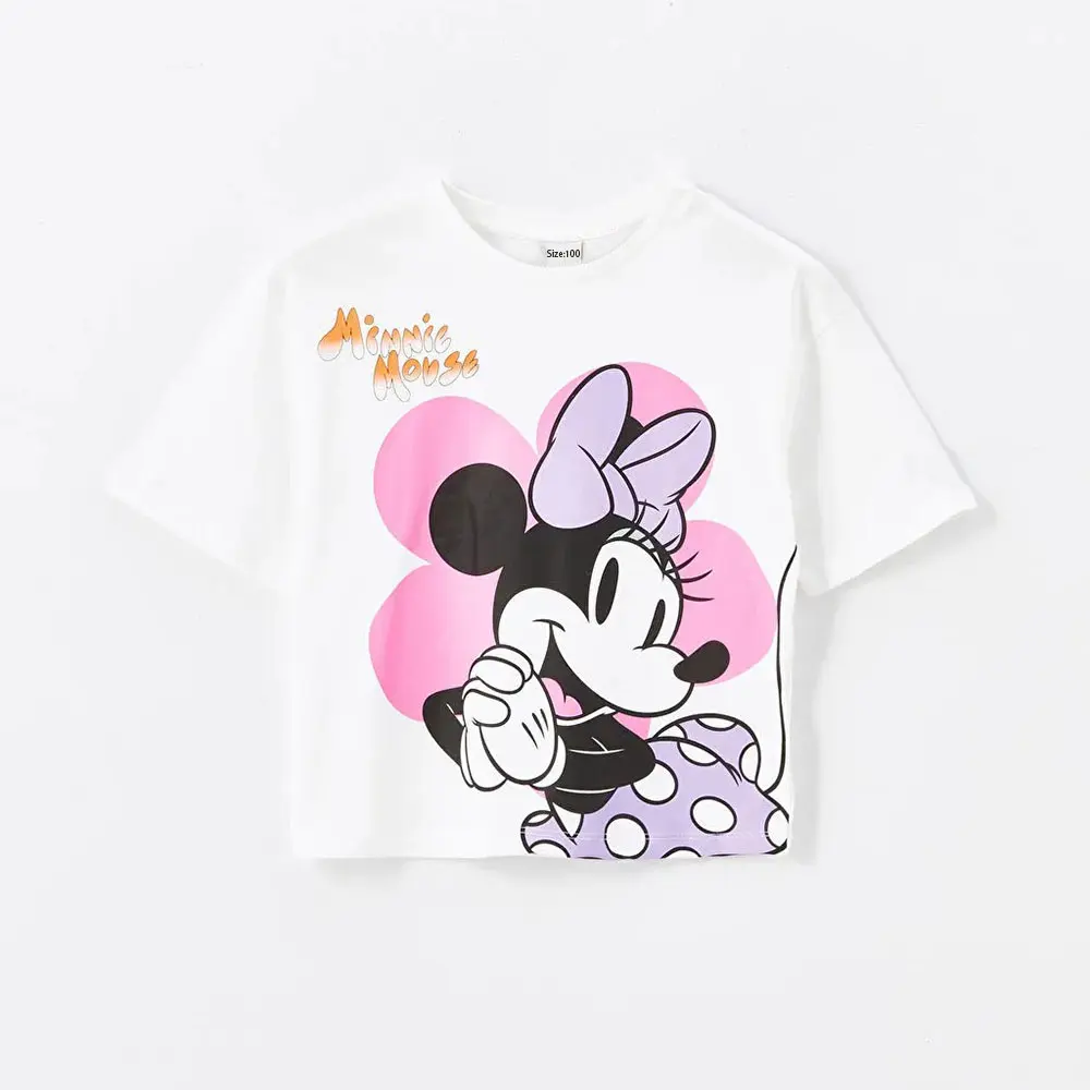 Fashion Cartoon Girl's T-shirt Short Sleeved Loose Top Tees T-shirt For Children Summer Kids Clothes Toddler Girls' T-shirt